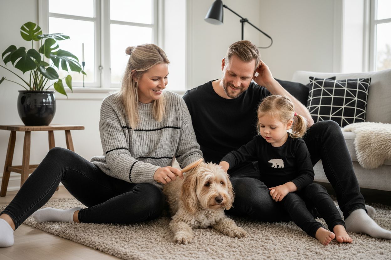 allergivennlig hundepleje hjem