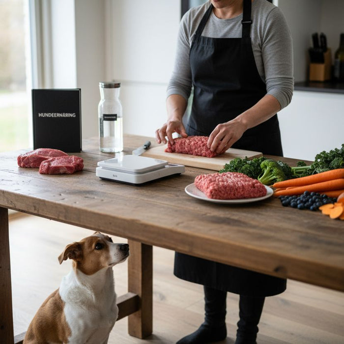 naturlig hundemad tilberedning