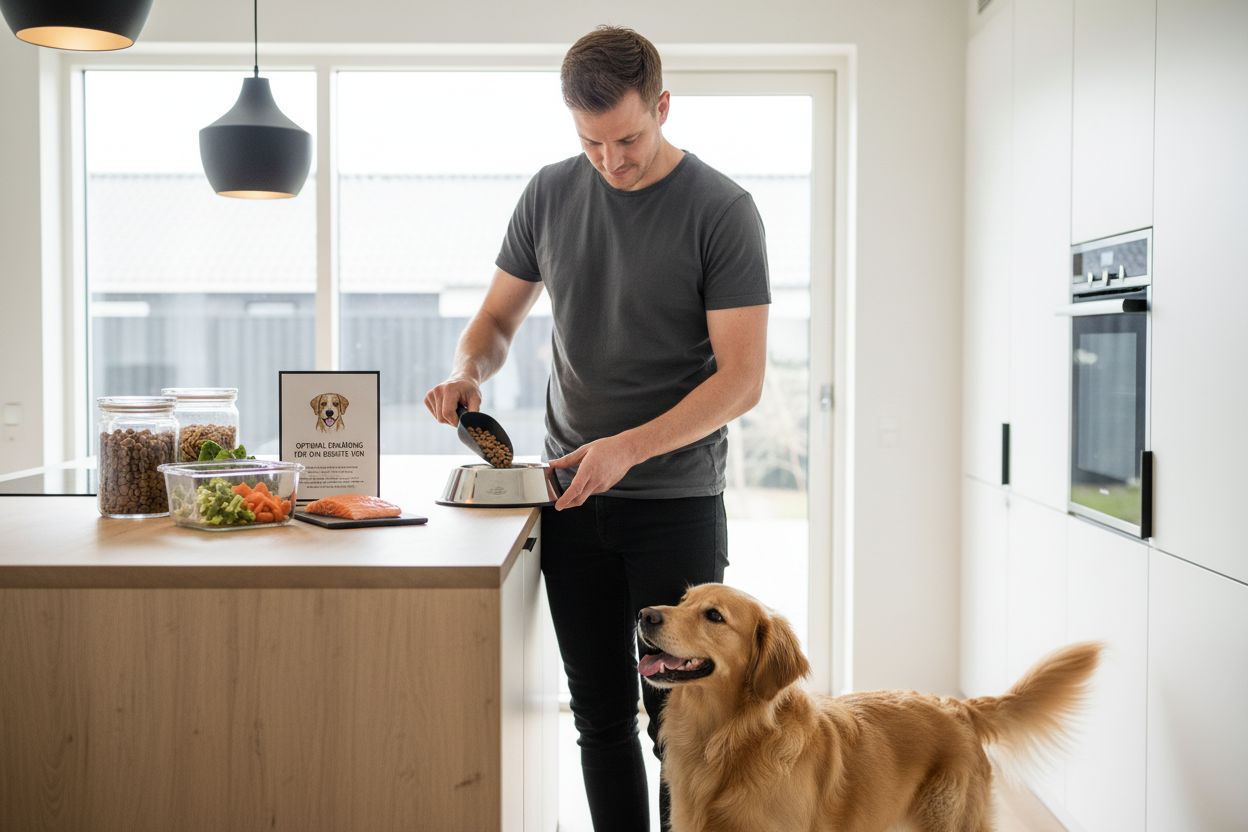 hund kvalitetsfoder professionelt miljø