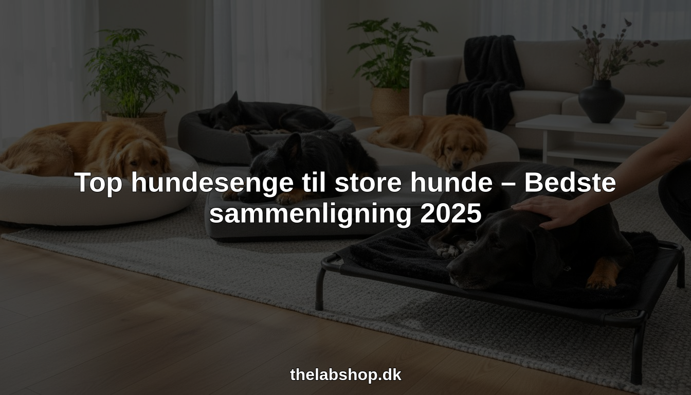 top hundesenge til store hunde hero header image
