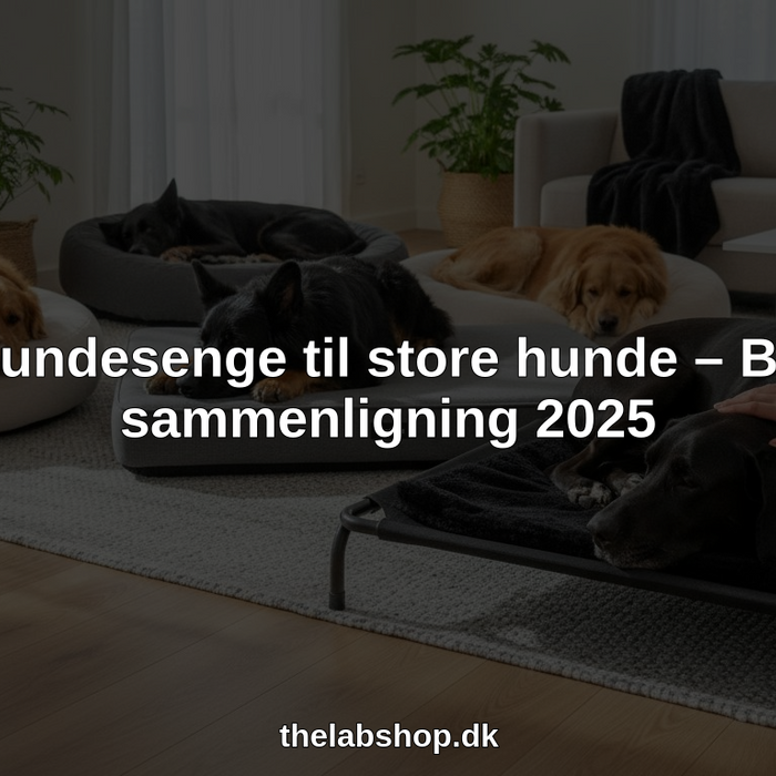 top hundesenge til store hunde hero header image