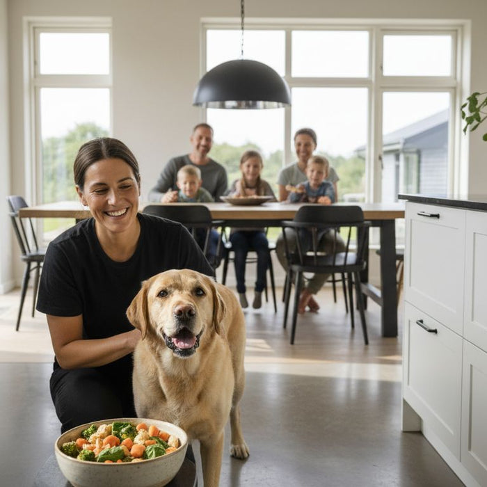 naturlig hundemad køkken