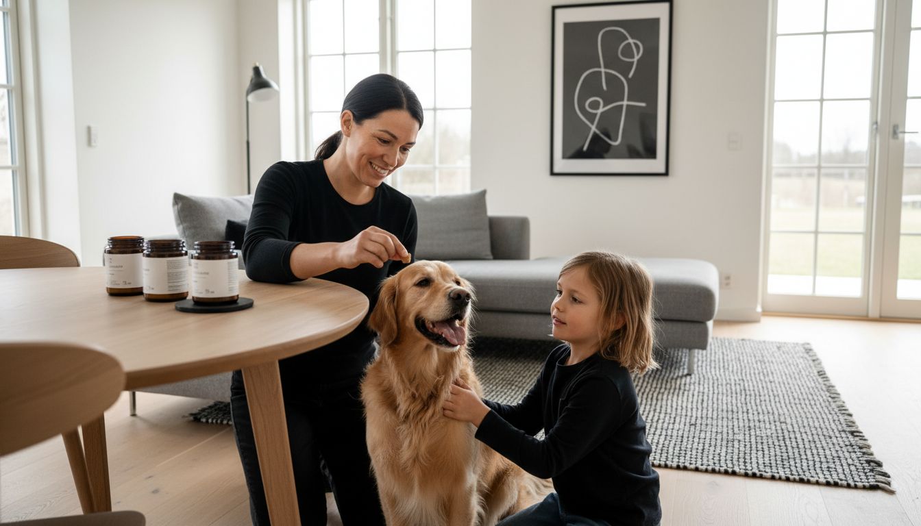 kosttilskud hund familie