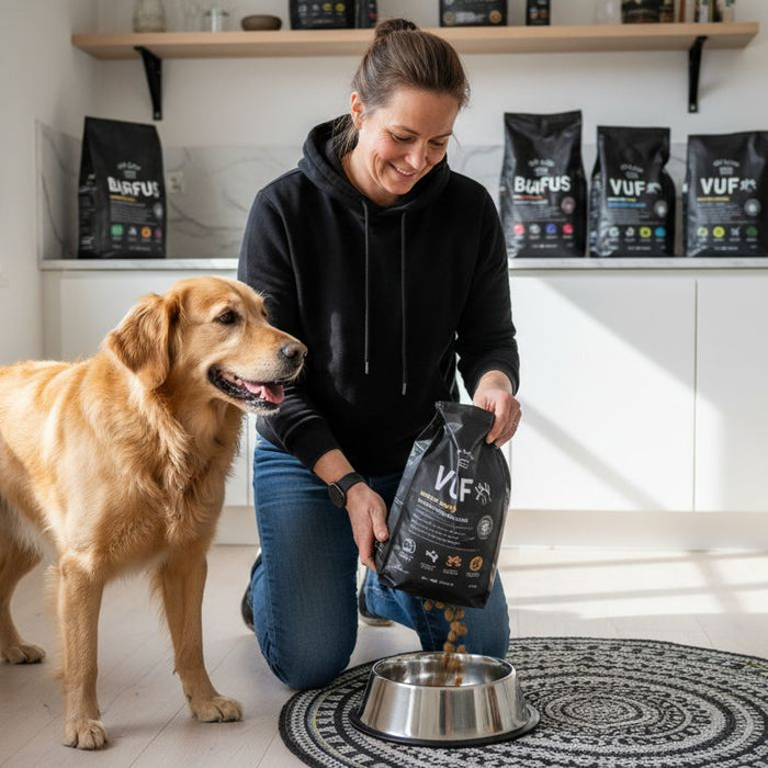 hund fodres hjemmemiljø