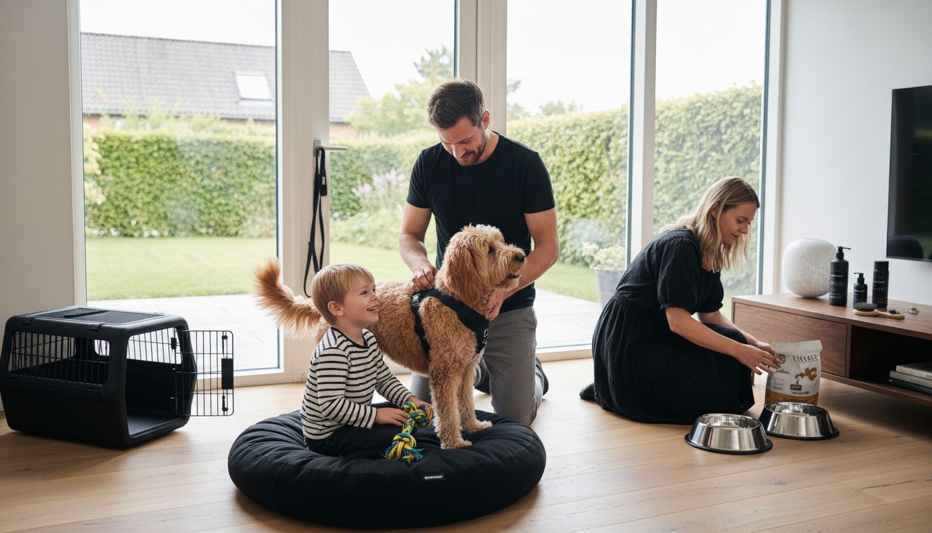 hundeudstyr familie hjem