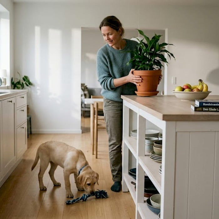 Sådan gør du din stue sikker for hunden