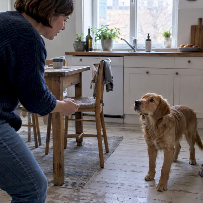 Hunden reagerer på sit korte kaldenavn