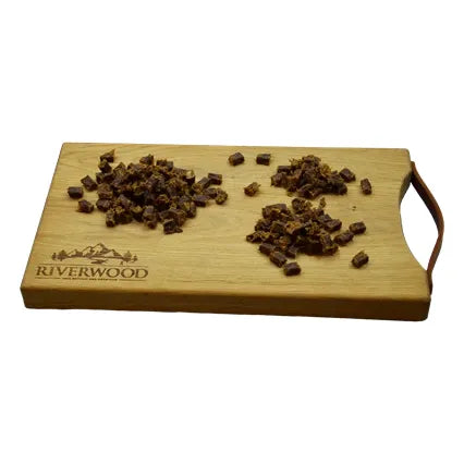 Lækre Godbidder Til Hunde med masser af lækkert muskelkød fra Dr.Clauder's og Riverwood