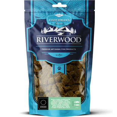 Riverwood Mini Cubes Torsk og  sild 125 gram Hundegodbid