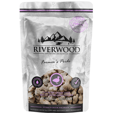 Riverwood Farmer's Pride - And & Kalkun 200 gram Hundegodbid