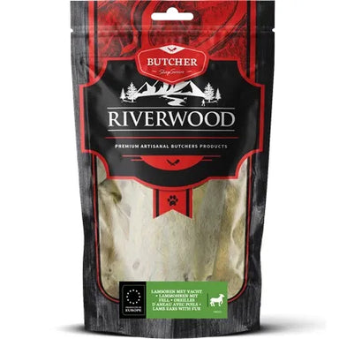 Riverwood Butcher | Lammeører med pels 100g