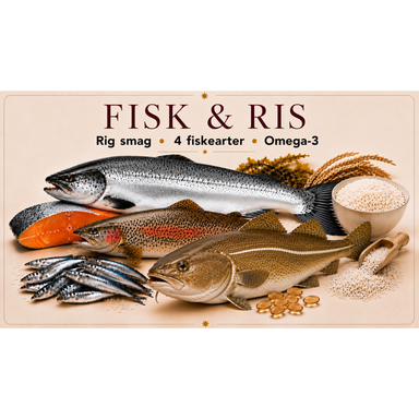 Hundefoder med Fisk og Ris | Glutenfri Tørfoder fra Dr.Clauder's
