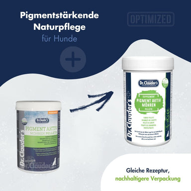 Dr.Clauder's Pigment Aktiv Gulerodspellets 600g bagside
