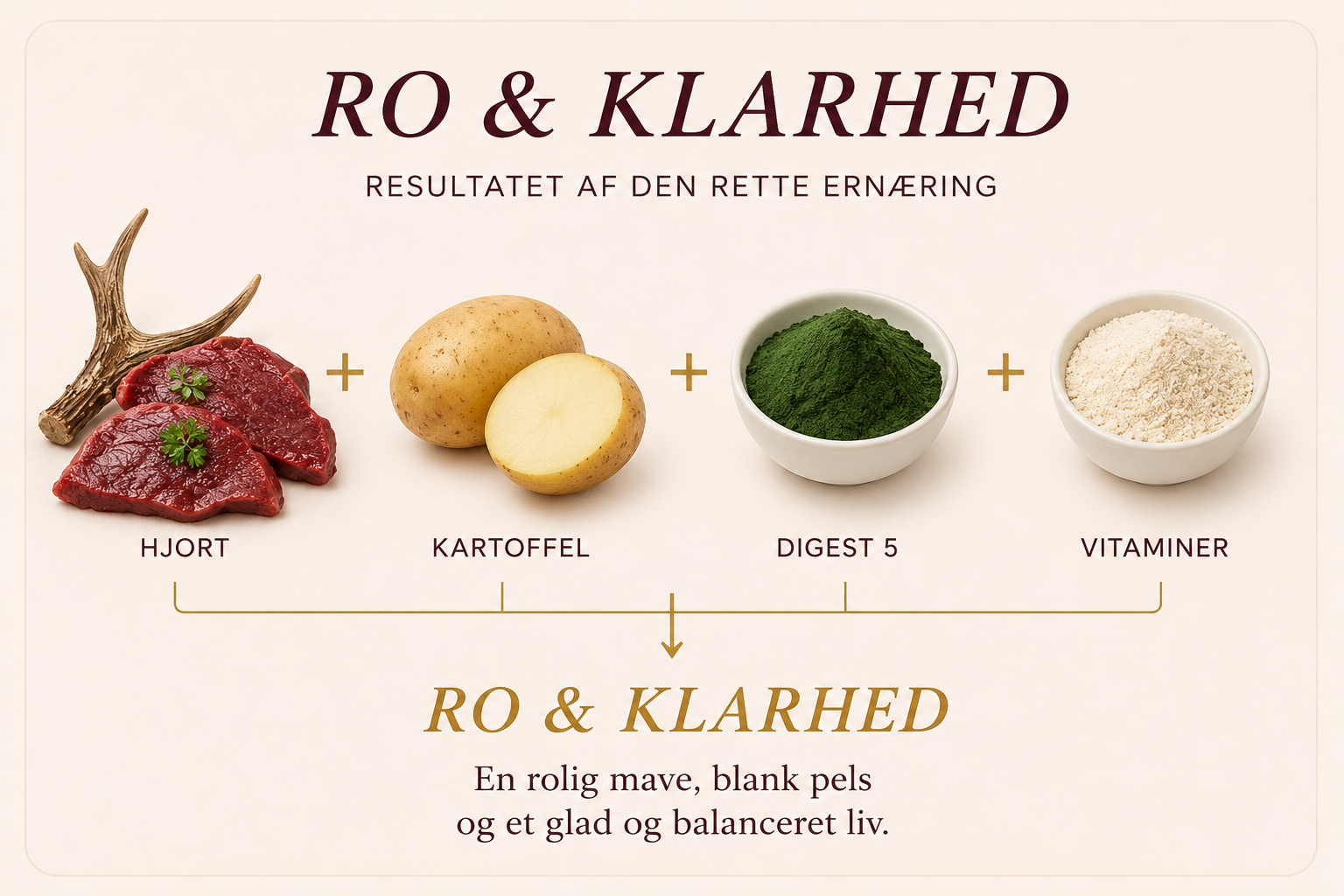 Hypoallergent Hundefoder med Hjort | Kornfri & Sensitiv | Dr. Clauder's