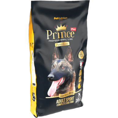 20kg | Hundemad m. Okse | 85% kød | Adult Sport fra Prince Plus