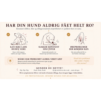 Hypoallergent Hundefoder med Hjort | Kornfri & Sensitiv | Dr. Clauder's