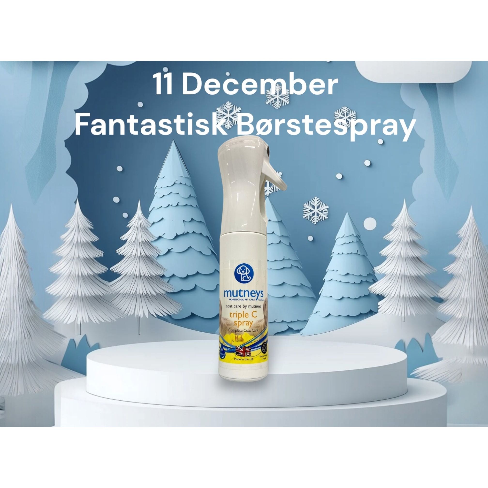 11. Dec | Triple C Spray | Plejende spray til en blødere pels