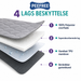 4 lags beskyttelse – konstruktionsdiagram PeeFree tisseunderlag