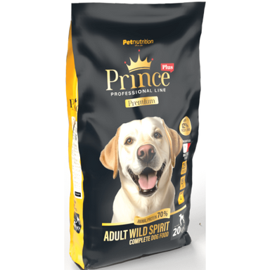 20kg | Hundemad m. Frisk Lam | 70% kød | Wild Spirit fra Prince Plus