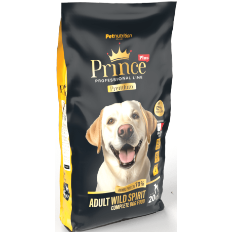 20kg | Hundemad m. Frisk Lam | 70% kød | Wild Spirit fra Prince Plus