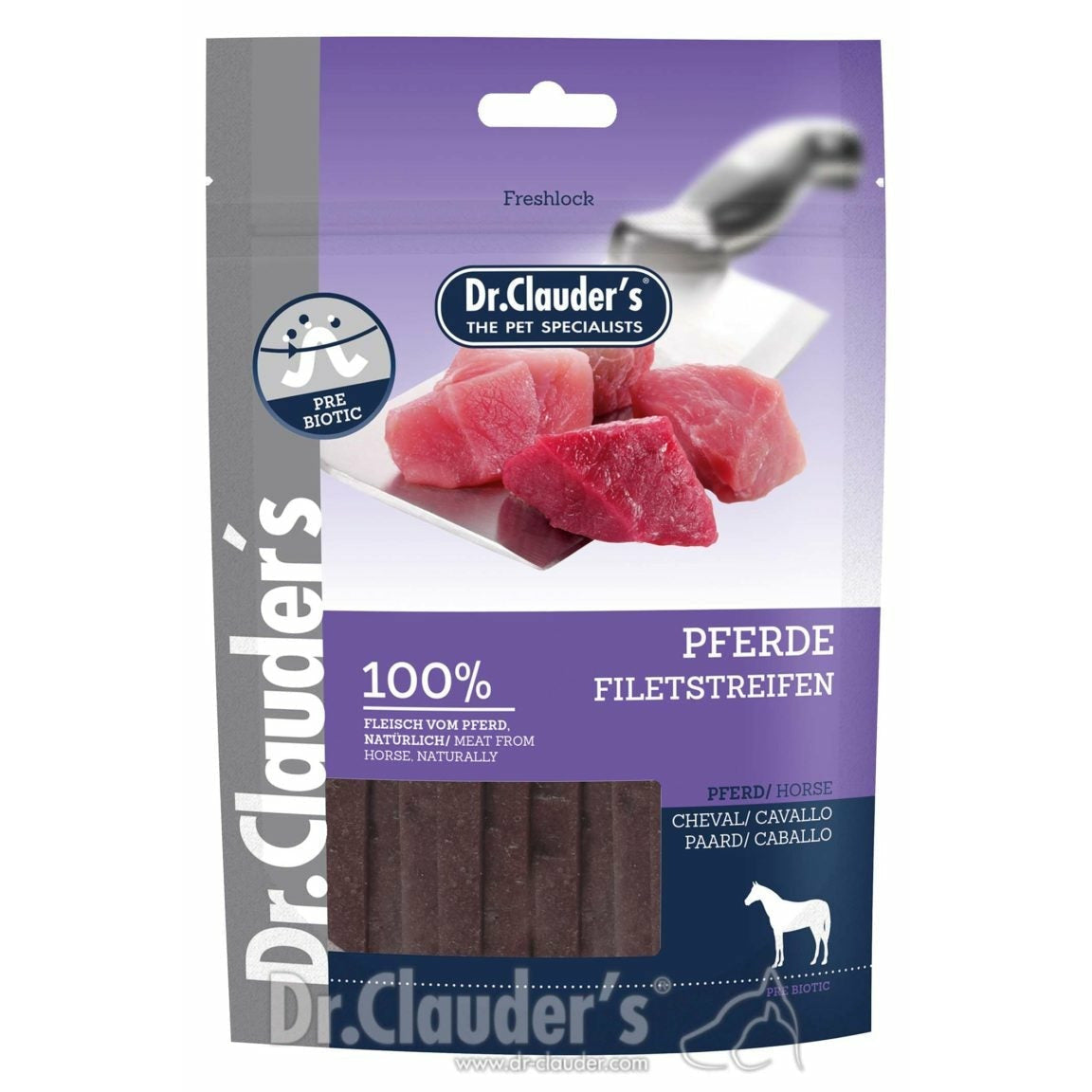 Dr.Clauder's Filé Strips Hest Godbid Dr.Clauder's 80 g 